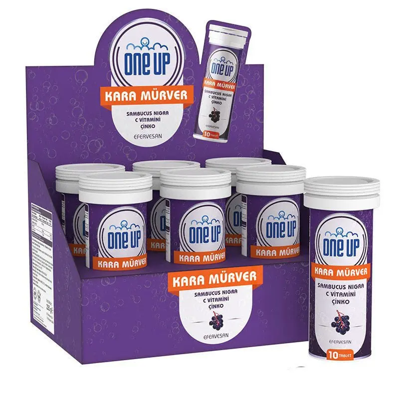 Premium Black Elderberry, Vitamin C & Zinc Effervescent Tablets  Immune Support Daily Supplement  60 Tablets Total (6 x 10-Count Boxes)