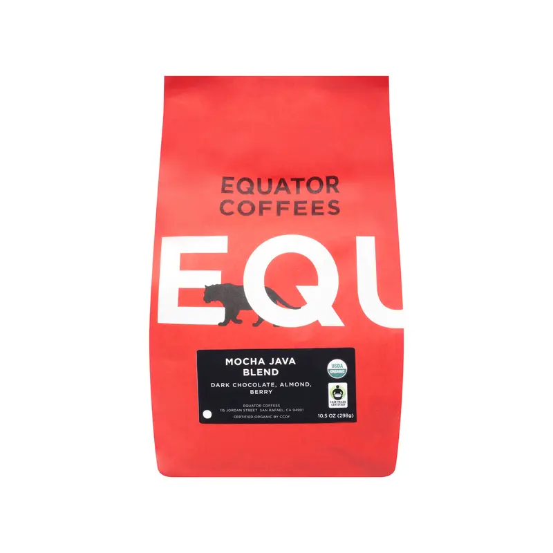 Equator Coffees - 'Mocha Java' Blend Coffee Beans (10.5OZ)