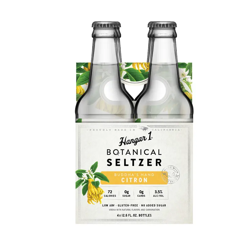 Hangar 1 - 'Buddah's Hand Citron' Botanical Seltzer (4x375ML)