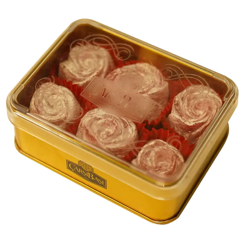 Carsibasi Artisan Roselight Turkish Delight - 140g Premium Tin Box