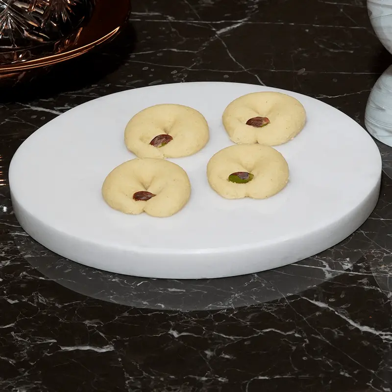 Kocak Premium Plain Butter Cookies Ghorayeba Style - Center Pistachio Accent - 1kg