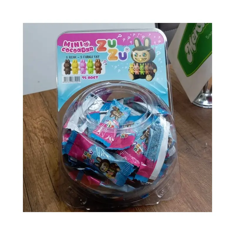 Mini ChocoBar Mystery Popping Candy Chocolate - 11g x 75 Round Box Display