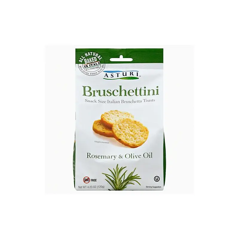 Asturi - 'Bruschettini' Rosemary & Olive Bruschetta Toasts (120G)