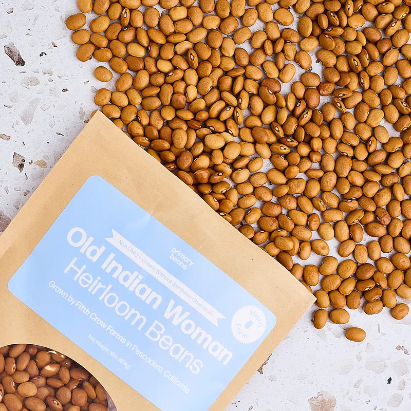 Organic Old Indian Woman Beans - Limited Edition