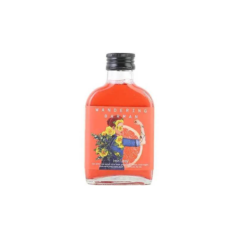 Wandering Barman - 'Iron Lady' Gin w/ Rose Petals Cocktail (100ML)