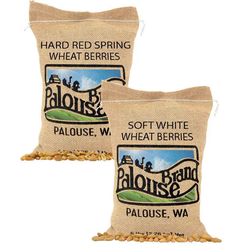Wheat Pack: Soft White, Hard Red Spring | 10 LB | Certified Glyphosate Residue Free