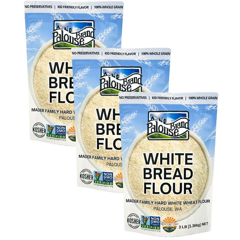 White Bread Flour Pack | 9 LBS | Certified Glyphosate Residue Free