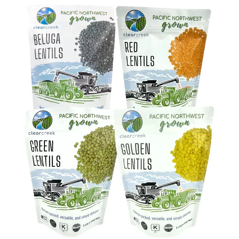 Artisan Lentil Starter Bundle | 1 LB Lentil Variety Pack | 4 LB