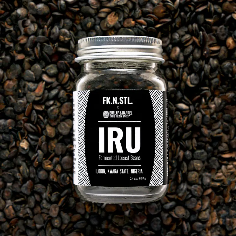 Iru (Fermented Locust Beans)