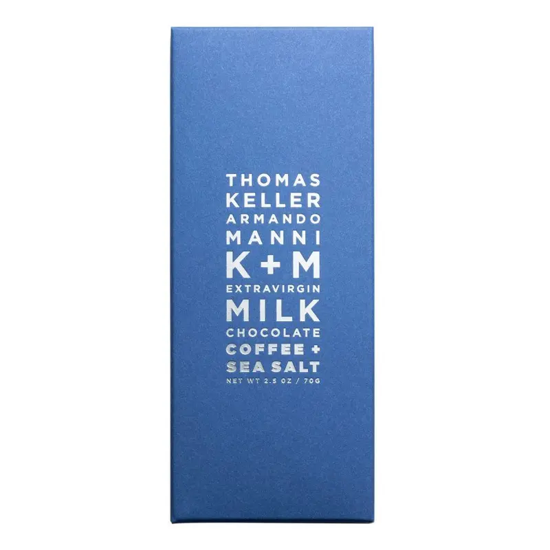 Thomas Keller K+M - 'Coffee + Sea Salt' Milk Chocolate (70G)