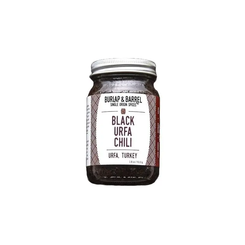 Burlap & Barrel - Black Urfa Chili Flakes (1.8OZ)
