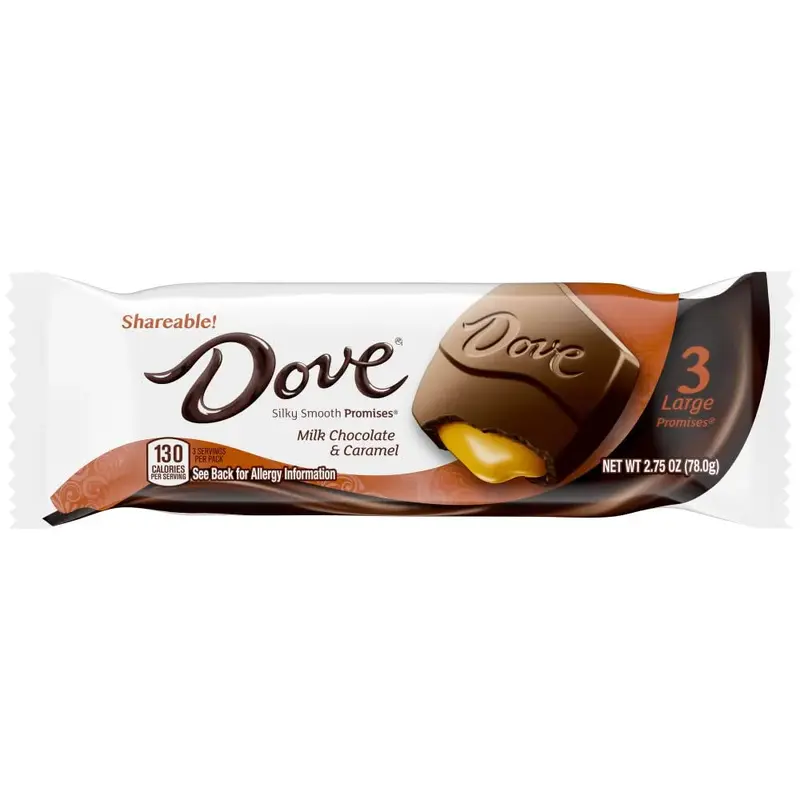DOVE Large PROMISES Milk Chocolate & Caramel, 2.75oz | Dove