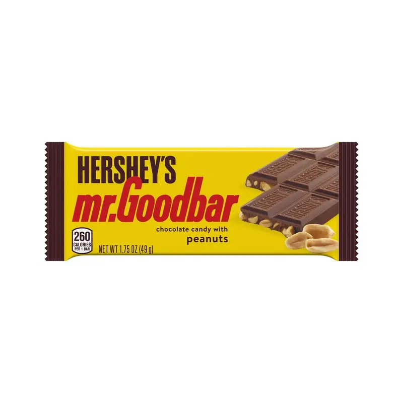 Hershey's Mr. Goodbar Milk Chocolate & Peanuts Candy Bar