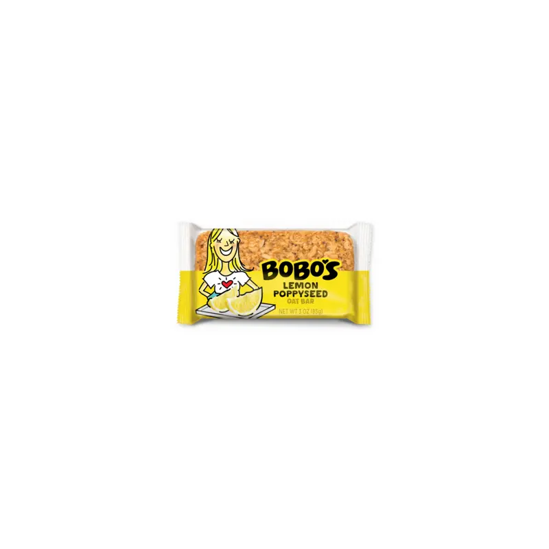 Bobo's Lemon Poppyseed Oat Bar, 3 oz