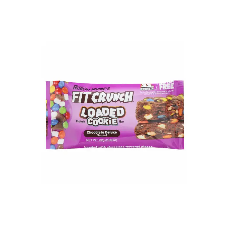 Fit Crunch Protein Loaded Cookie Bar, Chocolate Deluxe