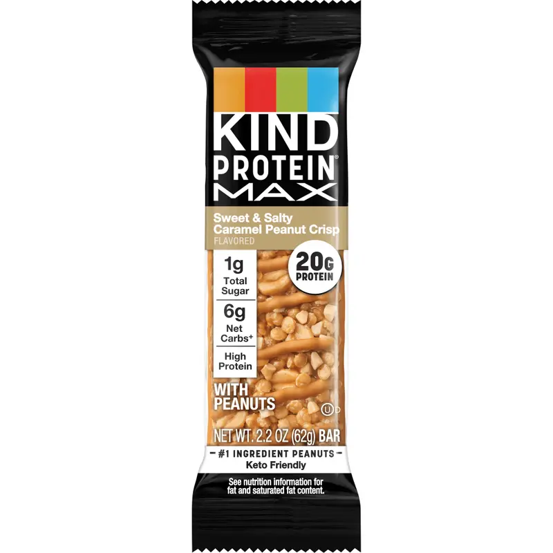 Kind Protein Max Sweet & Salty Caramel Peanut Crisp