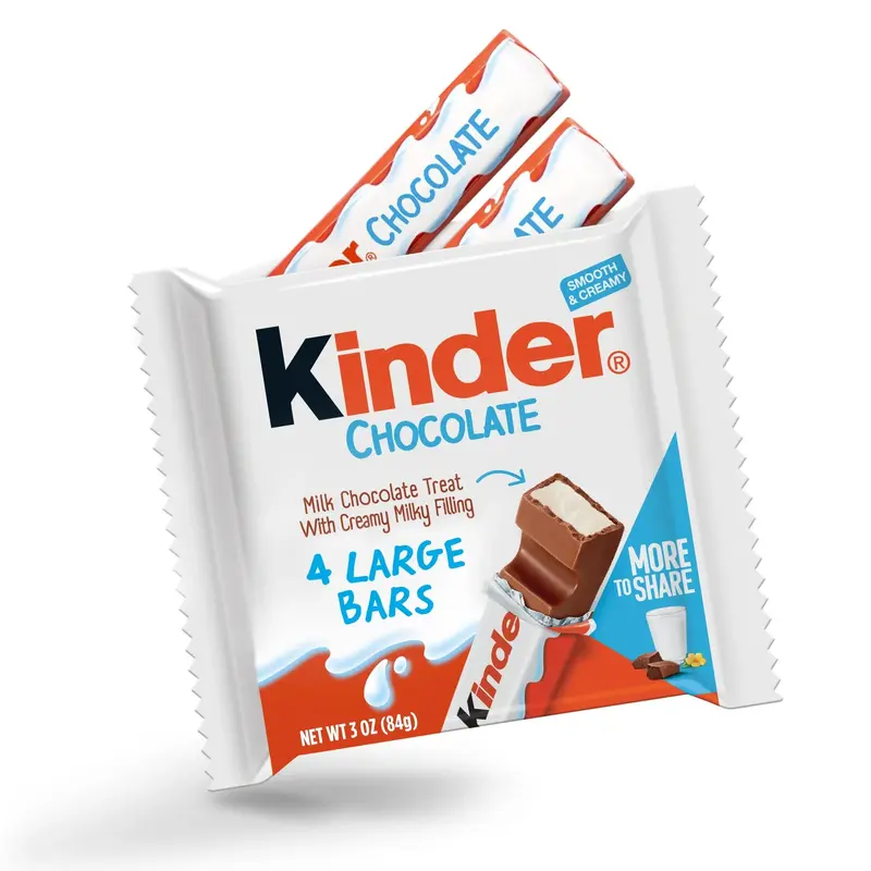 Kinder Chocolate Candy Share Maxi - 3oz