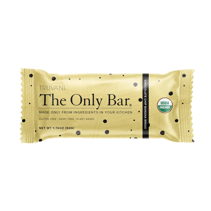 Truvani Organic Chocolate Chip Banana Bread The Only Bar