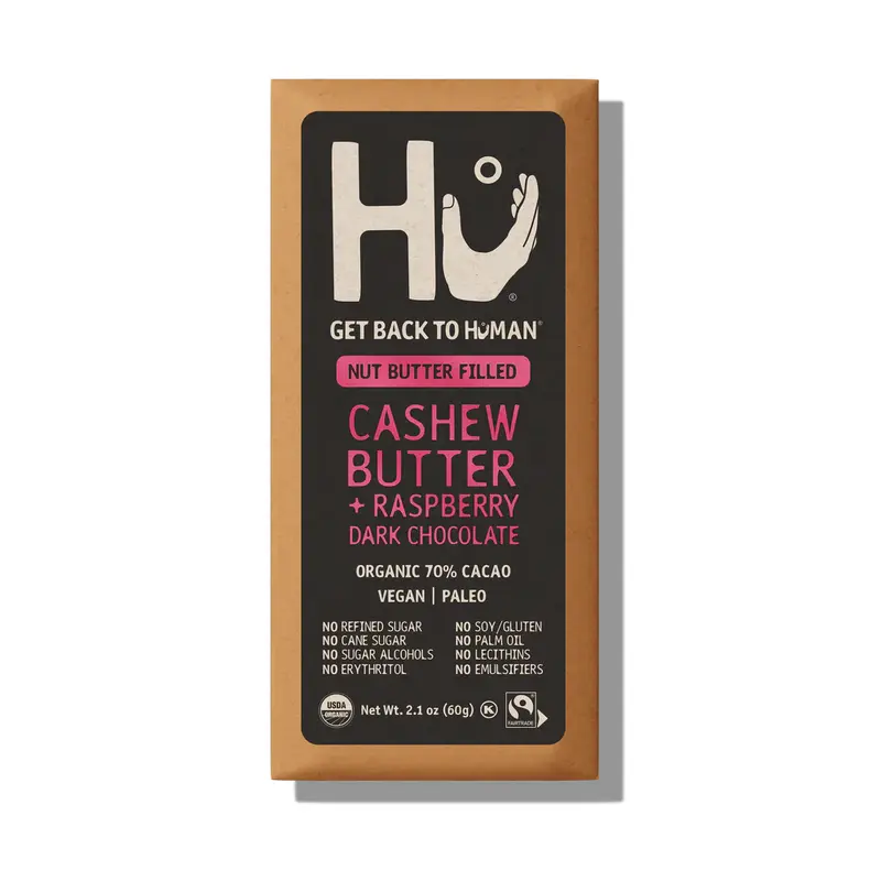 HU - Organic Cashew Butter Raspberry Dark Chocolate