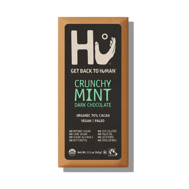 HU - Organic Dark Chocolate Bar Crunchy Mint - 2.1 oz.