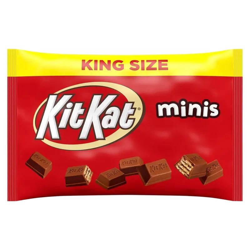 Kit Kat Miniatures Milk Chocolate Wafer Candy Bars King Size
