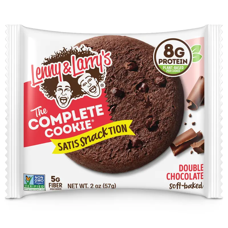 Lenny & Larry's The Complete Cookie, Double Chocolate, Soft Baked, 16g Plant Protein, Vegan, Non-GMO