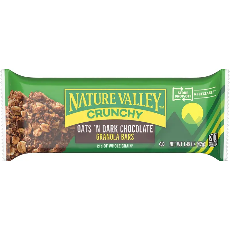 Nature Valley Crunchy Granola Bars Oats 'N Dark Chocolate