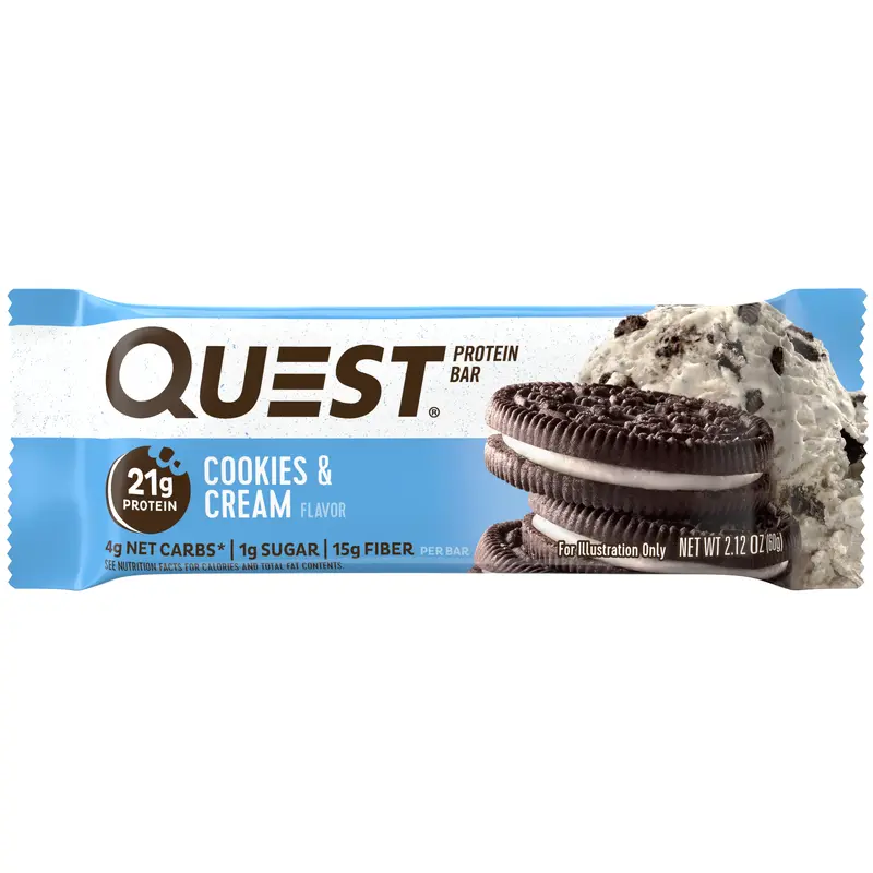 Quest Nutrition Protein Bar Cookie & Cream