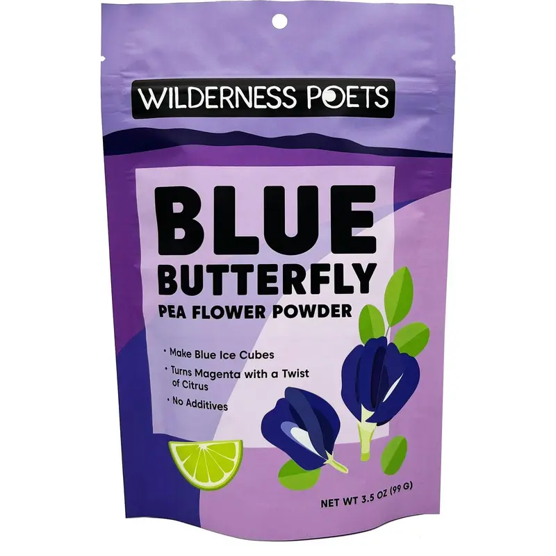 Wilderness Poets - Blue Butterfly Pea Flower Powder (aka Blue Matcha) (3.25OZ)