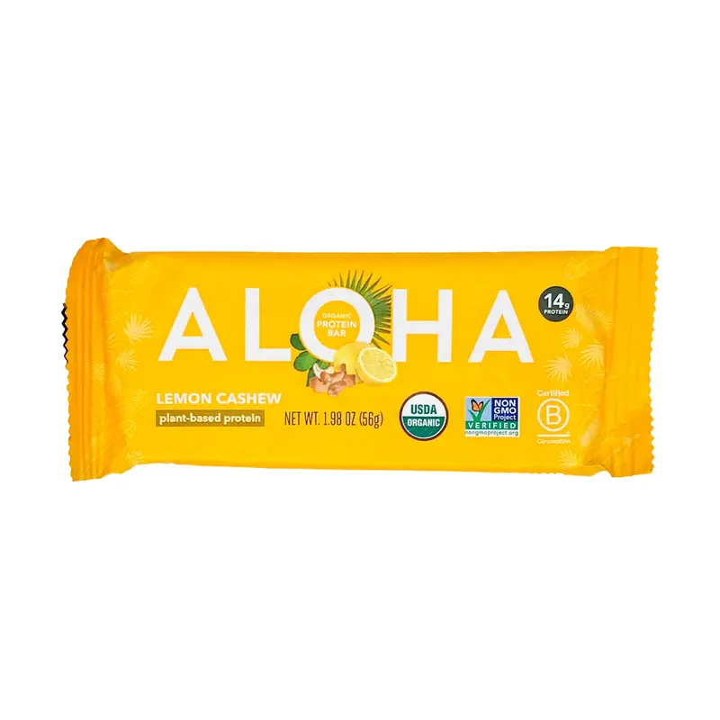 Aloha Lemon Cashew Protein Bar