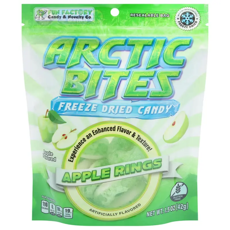 Arctic Bites Freeze Dried Candy, Apple Rings