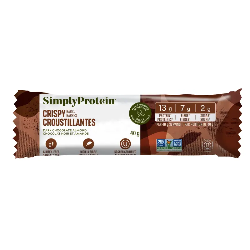 Simply Protein crispy bar dark chocolate almond