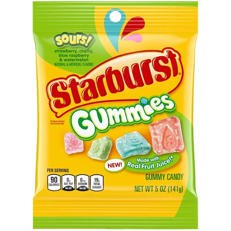 Starburst Sour Gummies 5oz