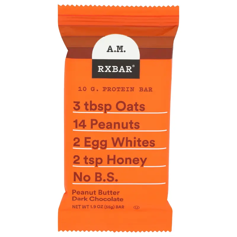 AM RXBAR NO BS Peanut Butter Dark Chocolate