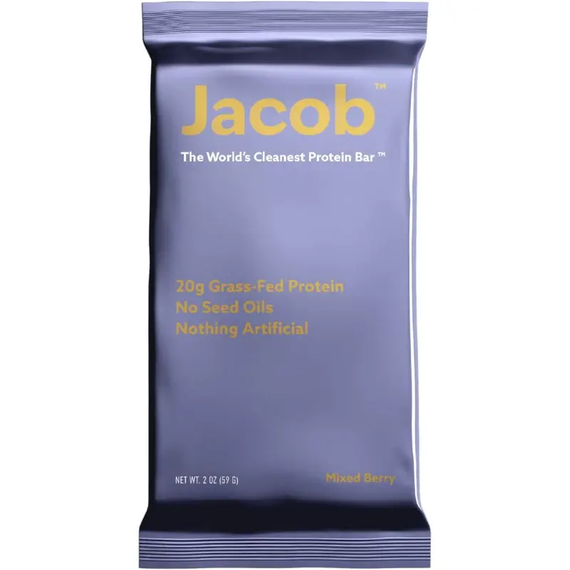 Jacob Protein Bar Mixed Berry 2oz