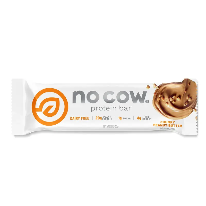 No Cow Protein bar Chunky Peanut Butter 2.12oz