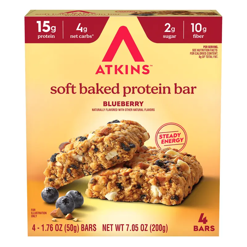 Blueberry High Protein Soft Baked Bars