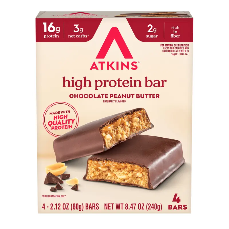 Chocolate Peanut Butter High Protein Bars