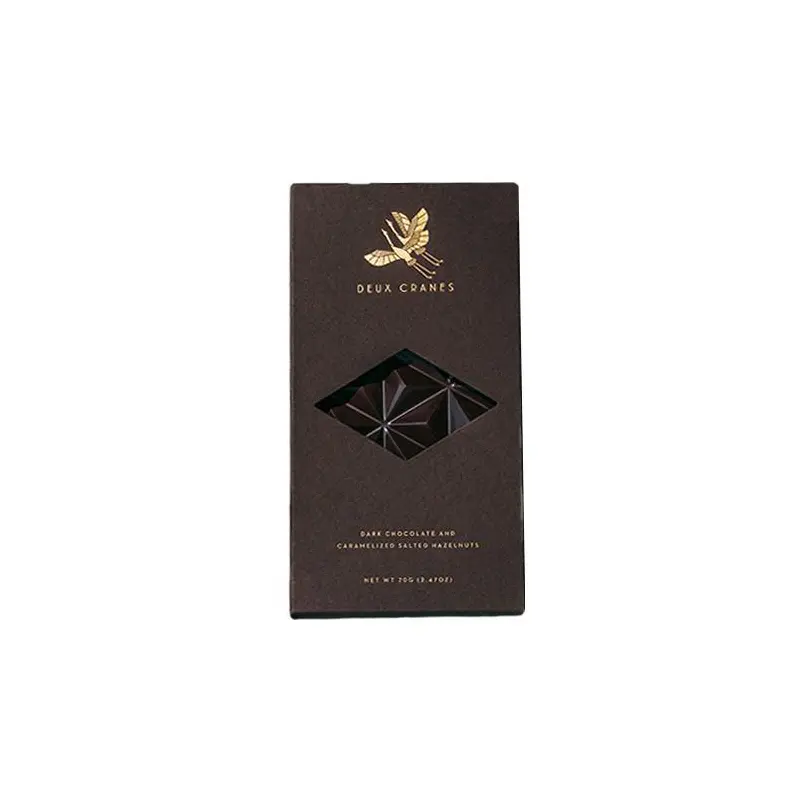 Deux Cranes - Dark Chocolate w/ Caramelized Salted Hazelnuts (84G)