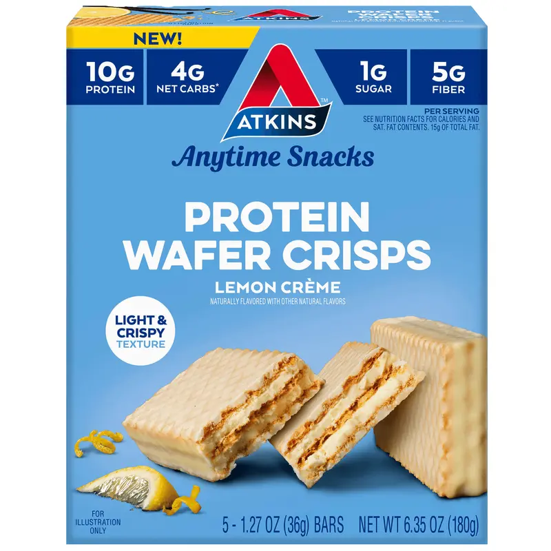 Lemon Crme Protein Wafer Crisps