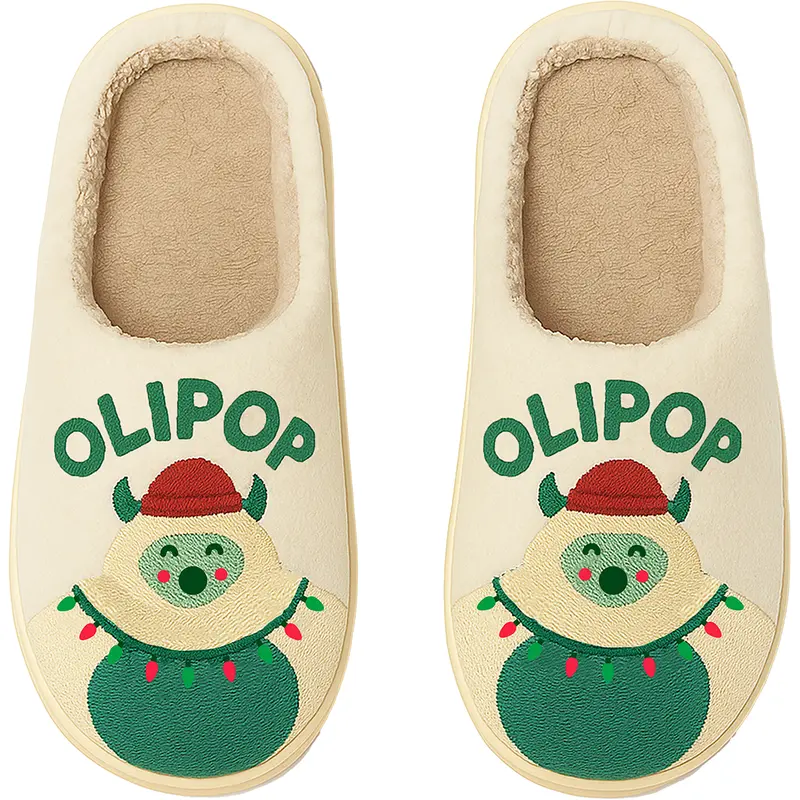 Ginger Ale Yeti Slippers