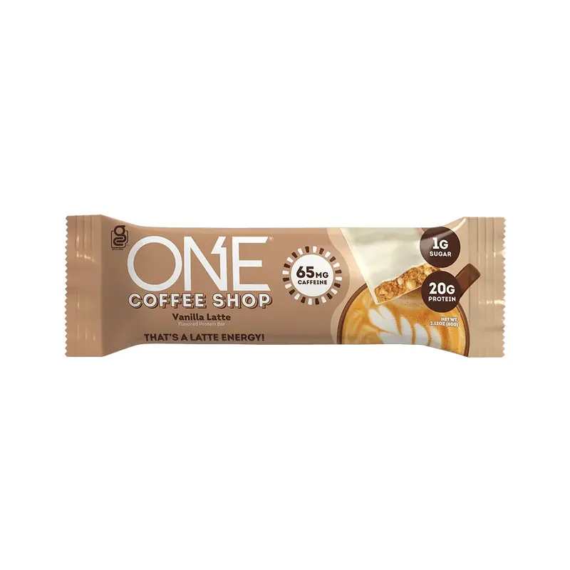 One Coffee Shop Vanilla Latte Protein Bar