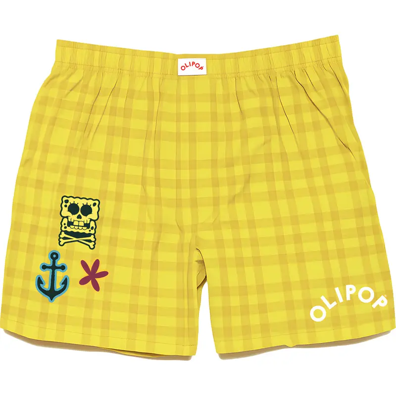 SpongeBob SquarePants Unisex Embroidered Boxer Shorts