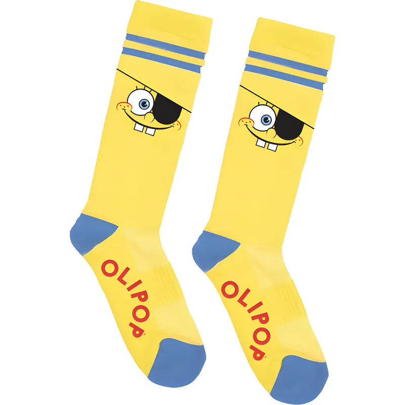 SpongeBob SquarePants YOUTH Socks with Collectible Can Package