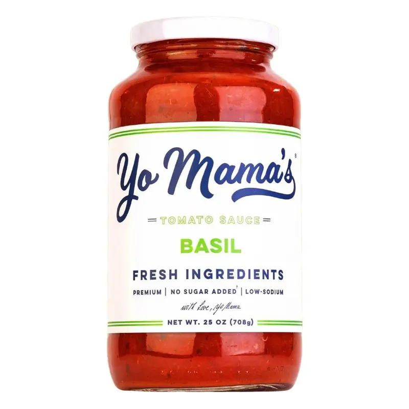 Yo Mama's Foods  - 'Basil' Tomato Sauce (25OZ)