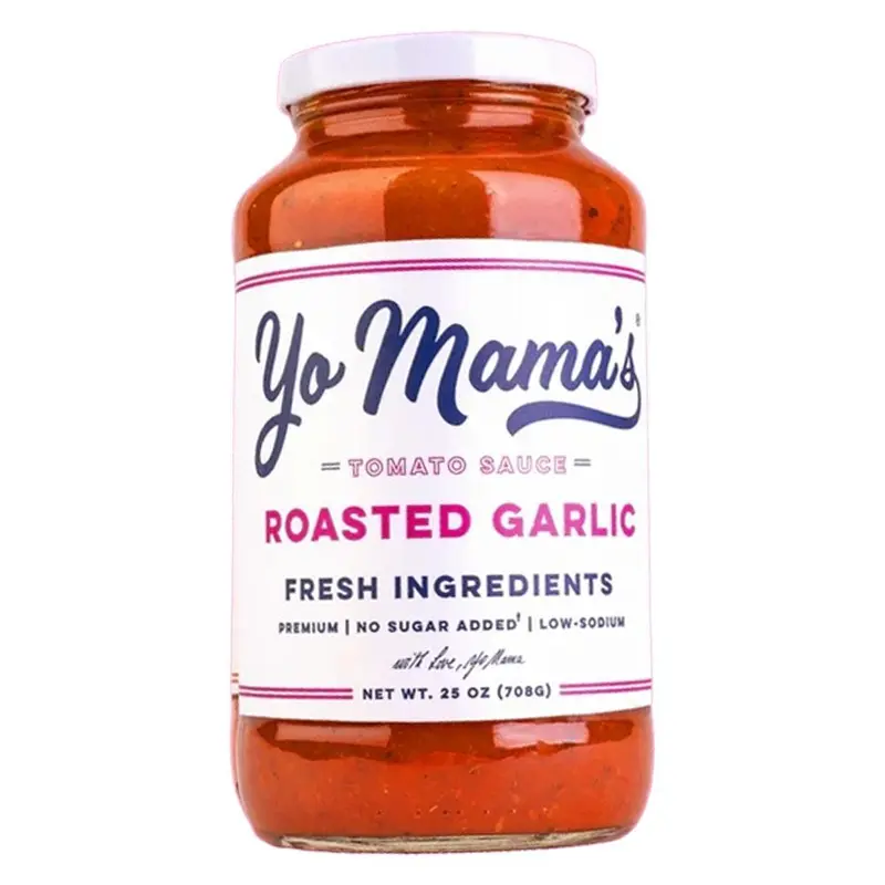 Yo Mama's Foods  - 'Roasted Garlic' Tomato Sauce (25OZ)