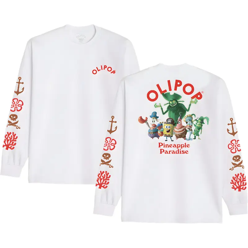 Youth SpongeBob SquarePants Oversized Long Sleeve Tee