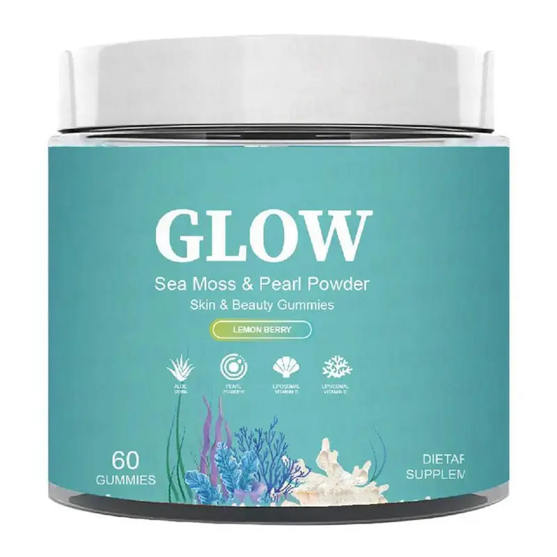 Akasha Superfoods - 'Lemon Berry' Sea Moss Glow Gummies (60CT)