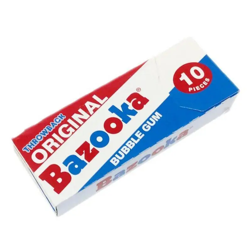 Bazooka Bubble Gum 10 Pieces