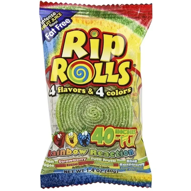 Rip Rolls Candy Rainbow